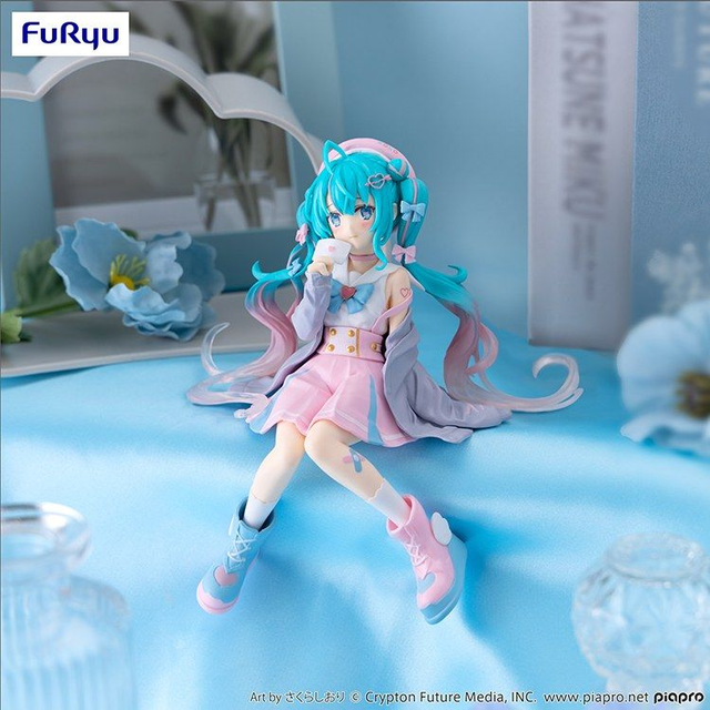 Figurine Noodle Stopper Hatsune Miku Koisuru Sailor Fuku