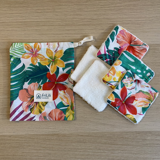 Lot de 5 lingettes - Tropical