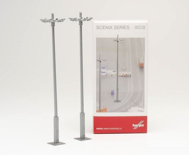 Flutlichtmasten 2 Stück (ohne Funktion)