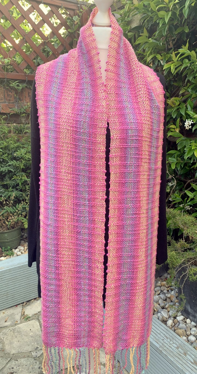 Handwoven Sunset Scarf