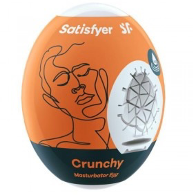 SATISFYER HUEVO MASTURBADOR HOMBRE CRUNCHY