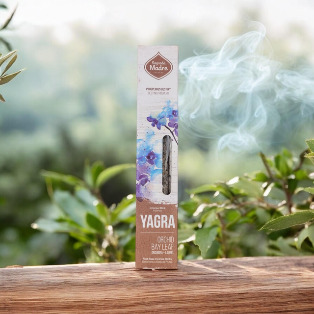 Yagra - Orchidée et Laurier - Encens Sagrada Madre