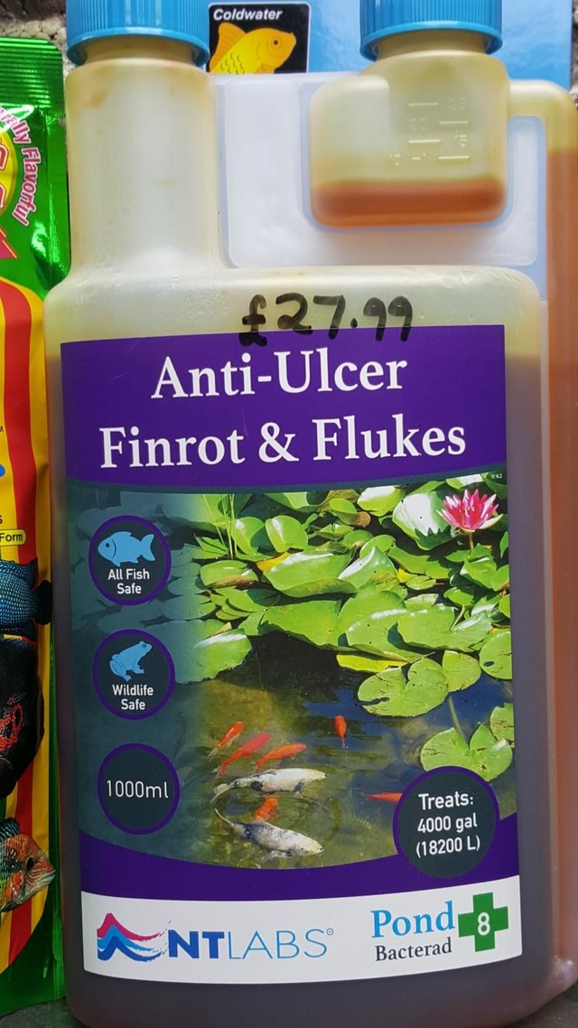 Nt labs pond treatment ulcer finrot an fluke