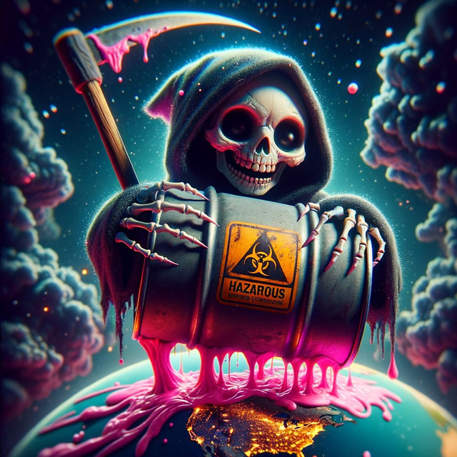 Grim Reaper Dumping On The World