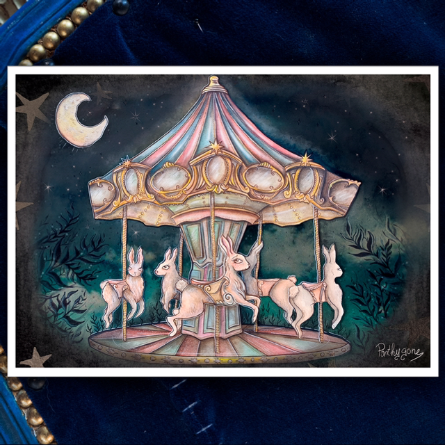 Le carrousel enchanté - Carte/Print