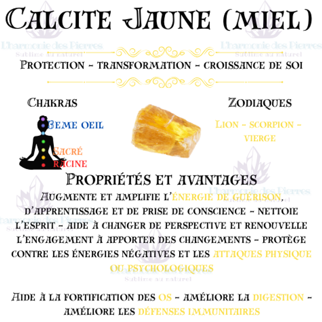 Bracelet en Calcite 8mm