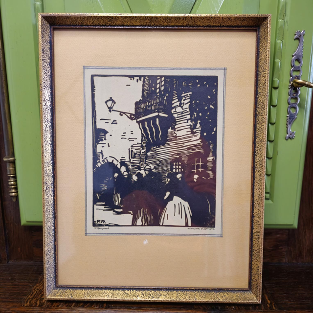 Gravure originale signée Pierre Reynaud 