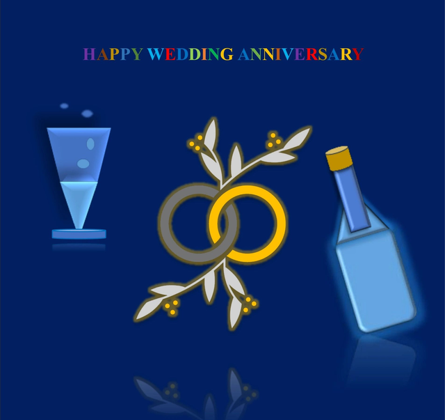 Happy Wedding Anniversary - card