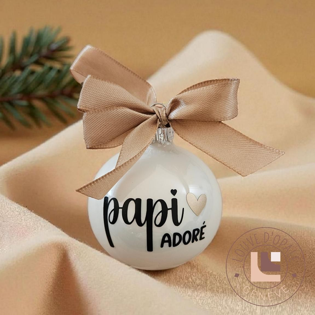 Boule de Noël - Papi