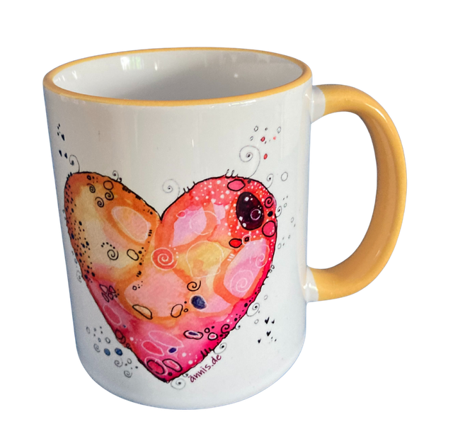 Keramiktasse "Herz"
