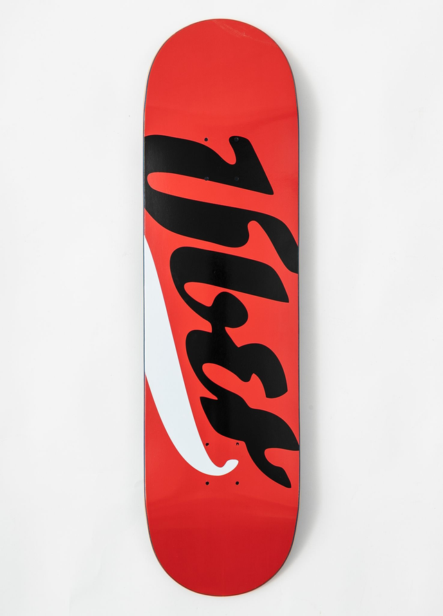 Über Skateboards, Über Big Logo, Deck MC, red- 8.25"