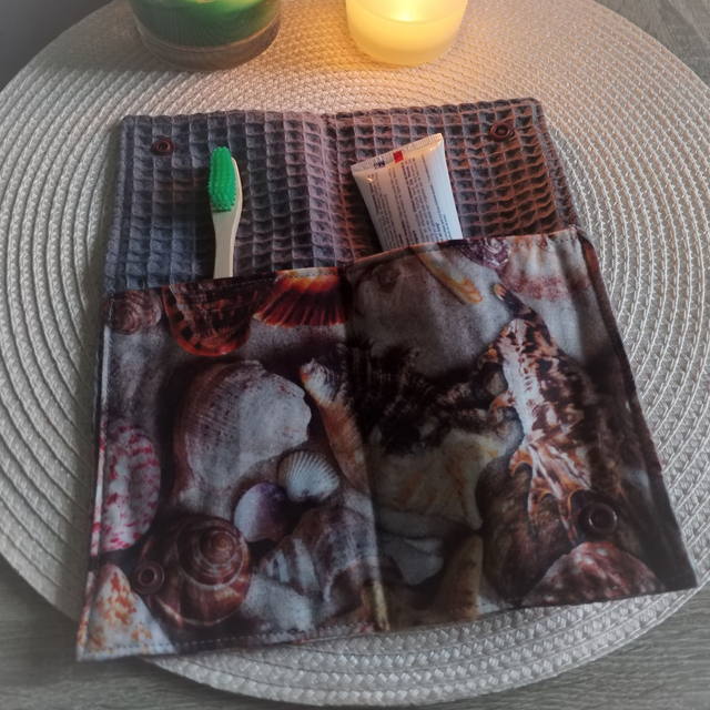 Porte dentifrice/ Brosse à dents - Coquillages