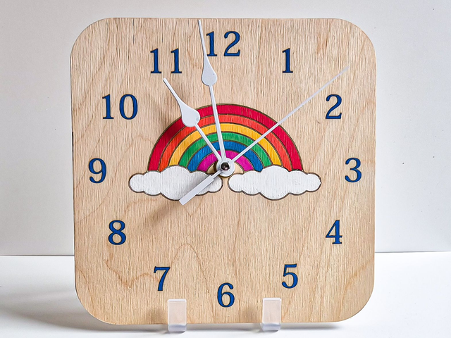 Rainbow Clock