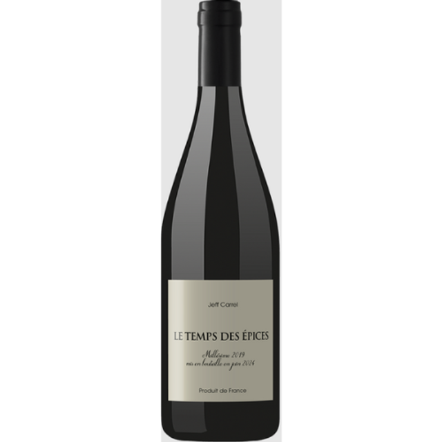 AOP CORBIÈRES - LE TEMPS DES ÉPICES - JEFF CARREL RGE BIO 0.75 L / 14% 2019