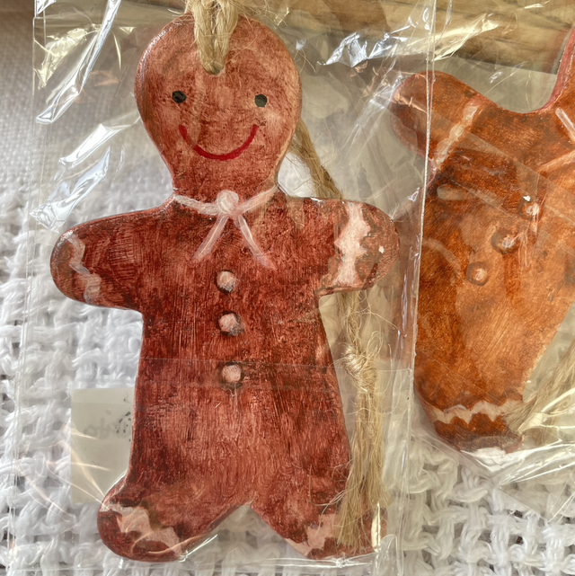 Handmade Christmas ornament ‘Gingerbread Man’