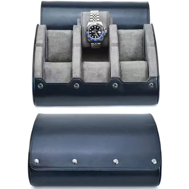 Custodia roll porta orologi da 6 posti
