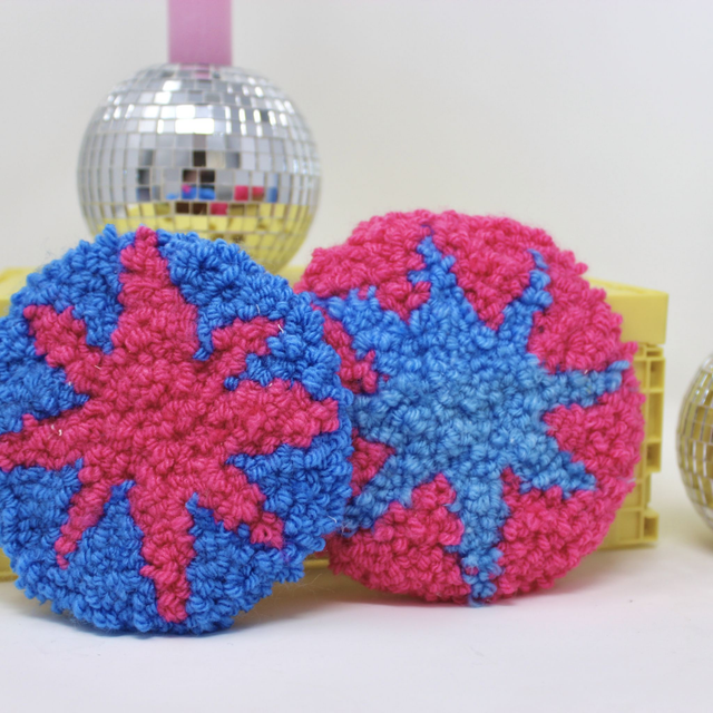 Sky full of Stars Mug Rug - Pair