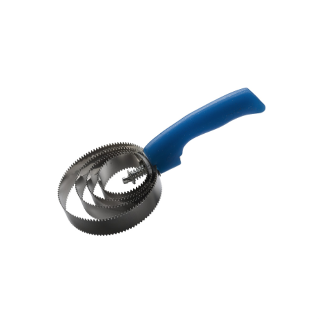 Étrille HIPPOTONIC métallique ronde fluo pailleté