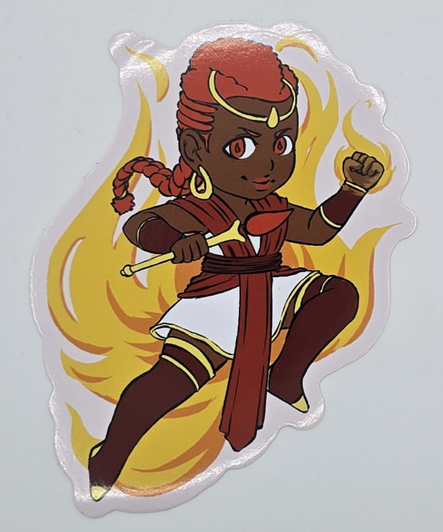 Magical Girl Red 10x10cm