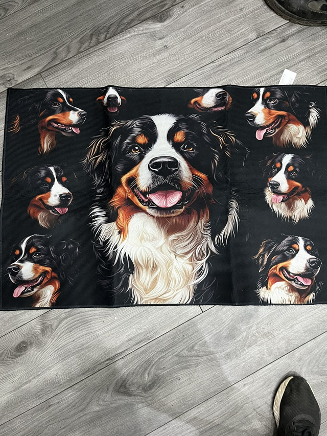 Extra Large Bernese Mountain Dog Floor Mat