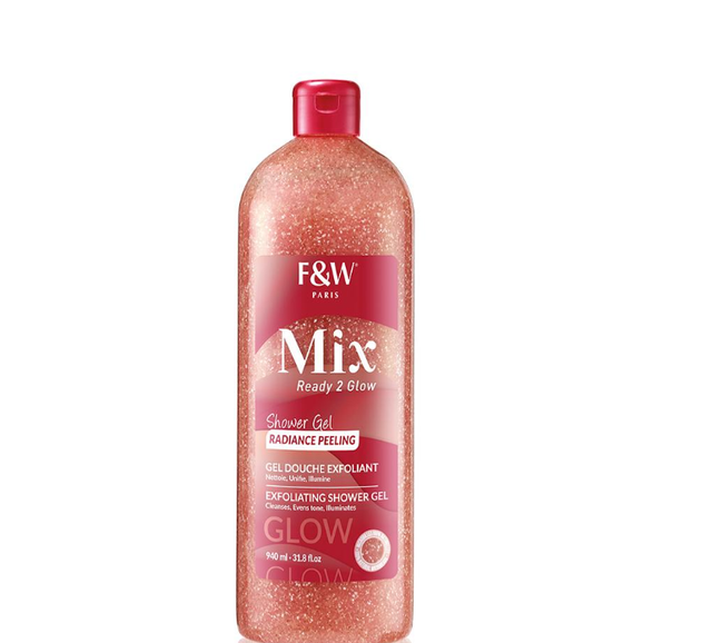  FAIR &amp; WHITE MIX EXFOLIATING SHOWER GEL 940ML 
