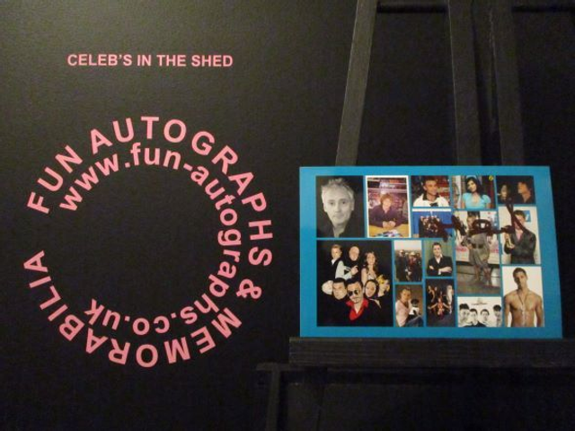 Martin Scarborough Authentic Autographed Blue Border 6x4 Photograph