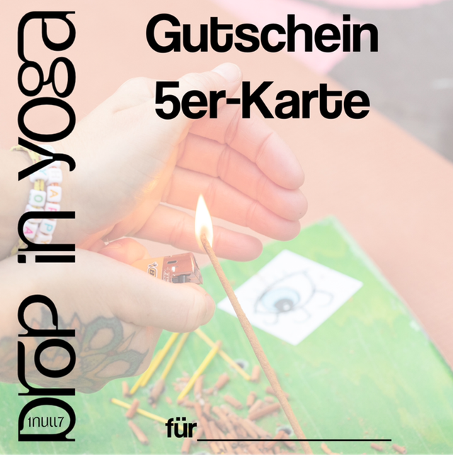Geschenk-Gutschein 5er-Karte 