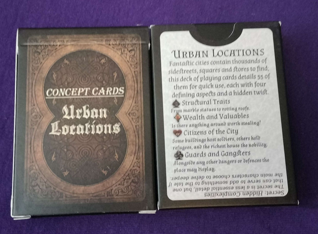 Urban Locations (Fantasy Concept Cards)