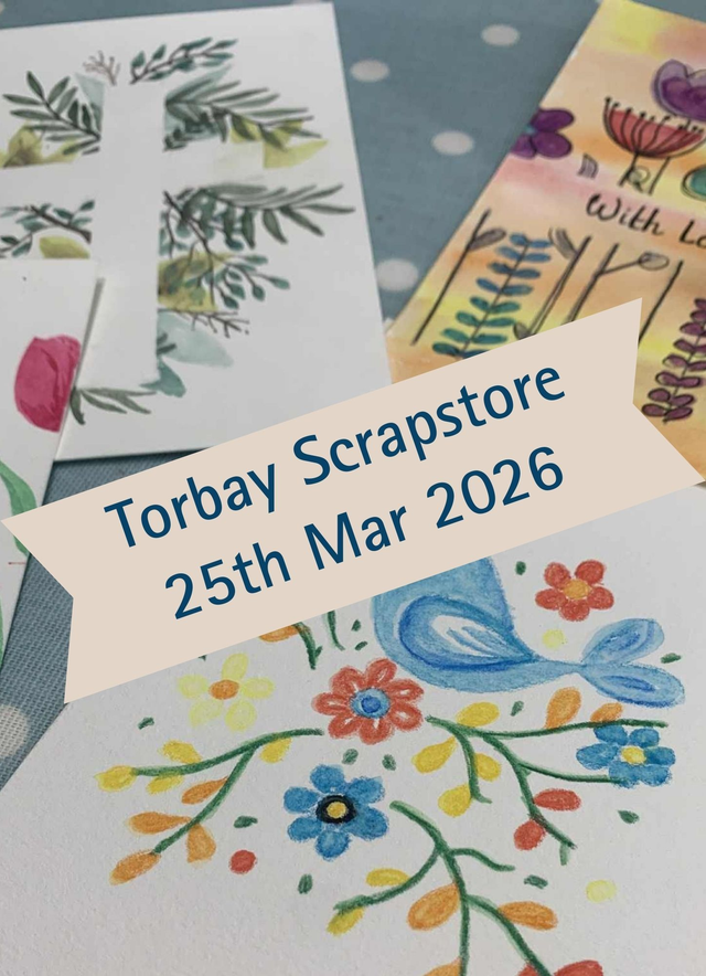 Watercolour Easter Workshop, 25th March 2026, 7pm at Torbay Scrapstore