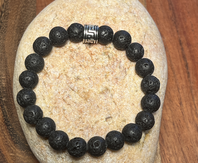 Bracelet en Pierre de Lave