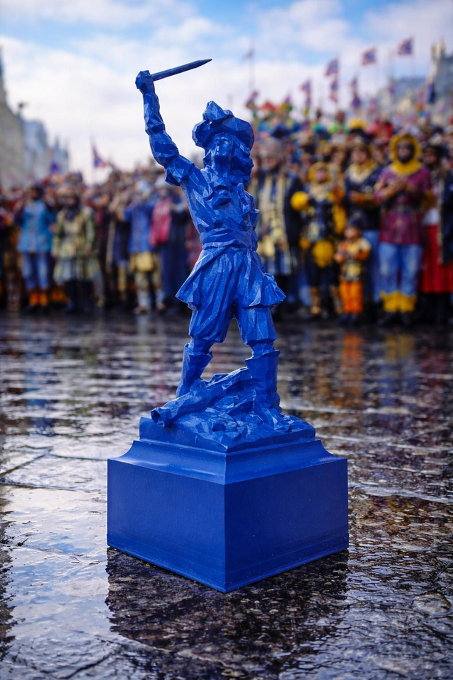 Statue Pop Jean Bart Bleu Navy