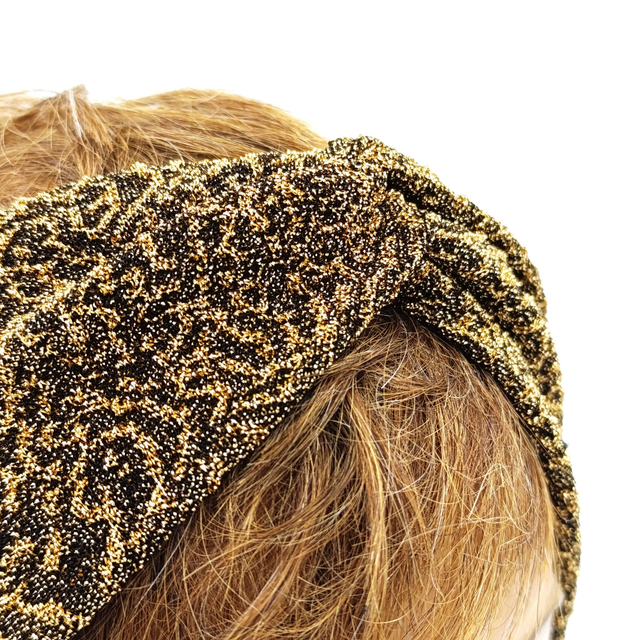 Bandeau à paillettes- doré