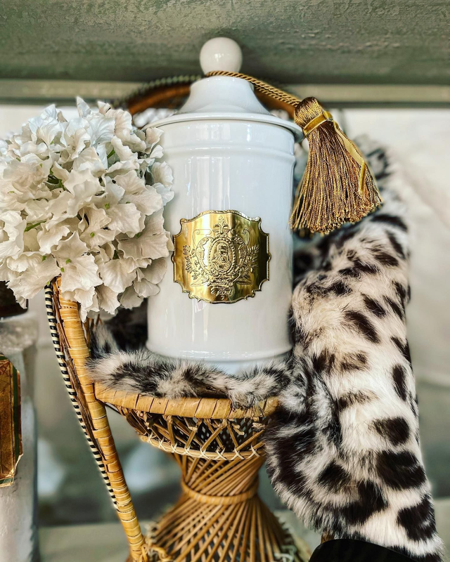 Grand pot d'apothicaire