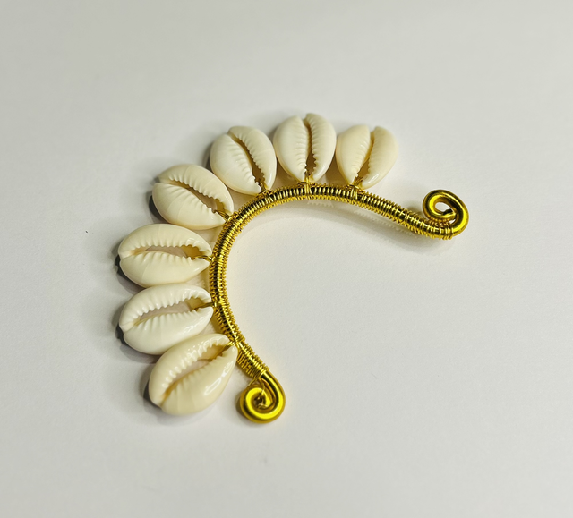 Oorbellen Cowrie schelpen (1 piece)