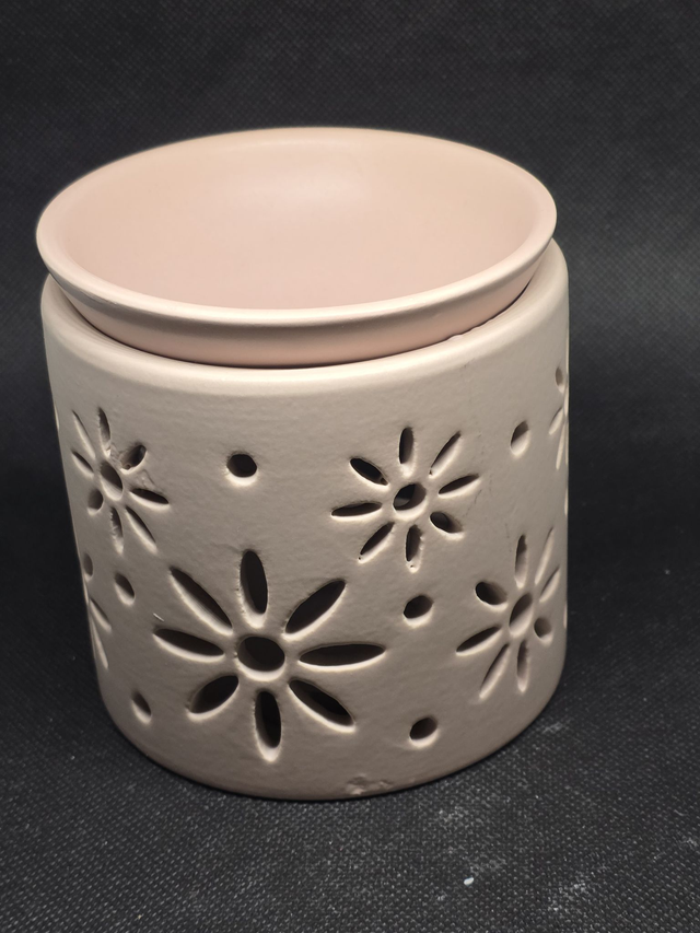 Brûle-parfum  Design Fleurs H 12cm