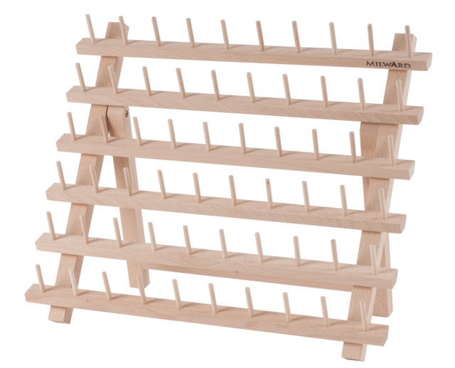 Spool Holder: 60 Spools: Beech Wood