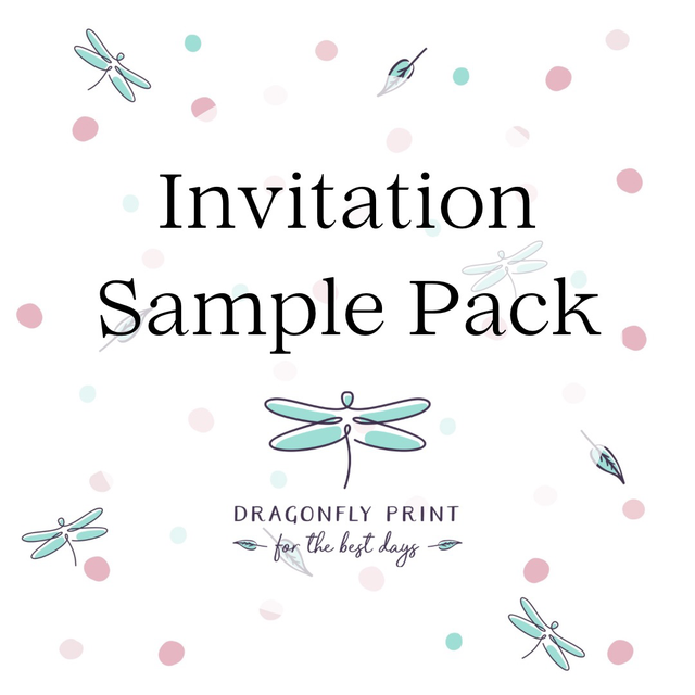 Invitation sample pack - sample of any of our invitation designs