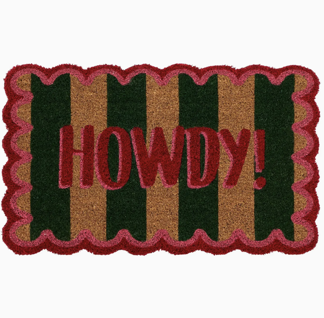 HOWDY doormat