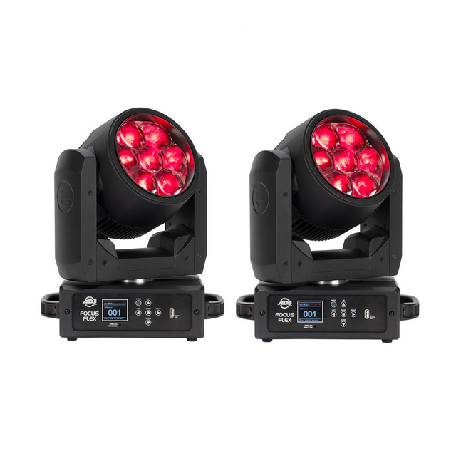 Lyre wash beam de 7 x 40 w à leds(paire)