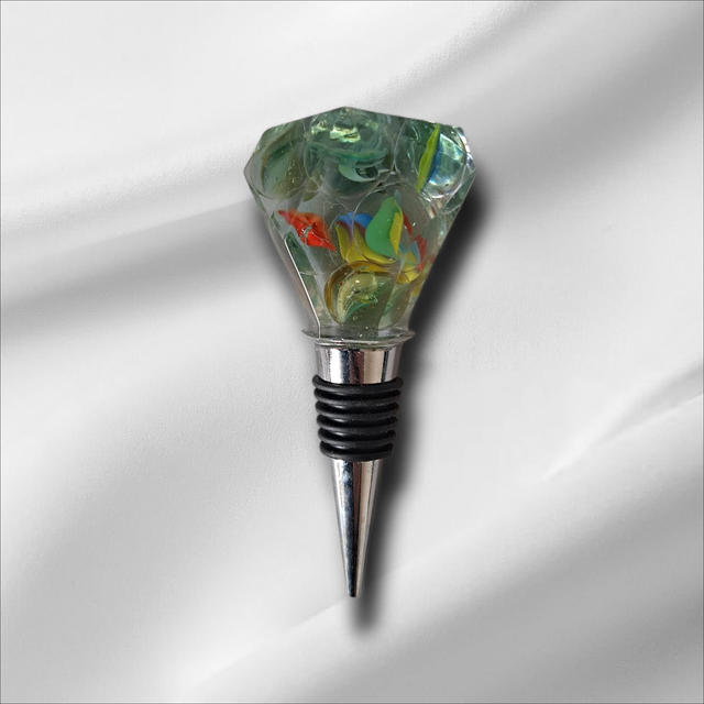 Marble bottle stop