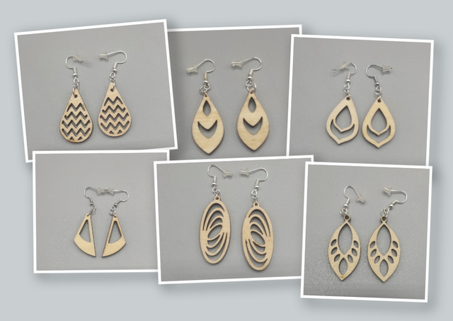 Boucles d'Oreilles - Ovales Naturelles