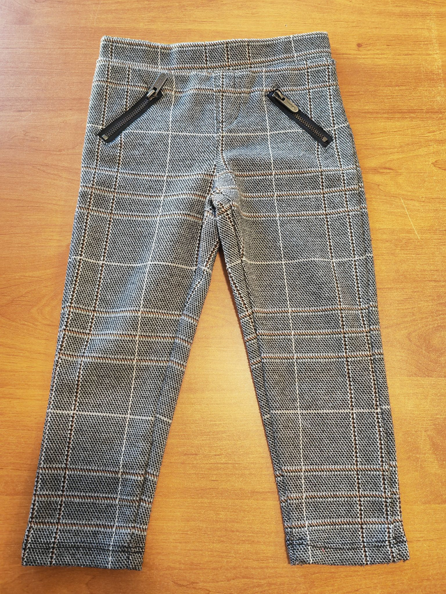 Legging chaud à carreaux en 3 ans