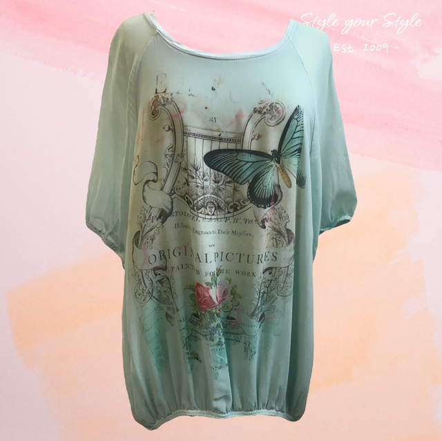 3/4-ärmlige Bluse Gr. S, XL, XXL