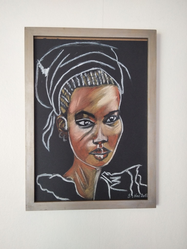 Jeune fille format A4