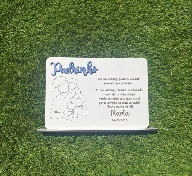 Moldura de Agradecimento para Padrinho e/ou Madrinha