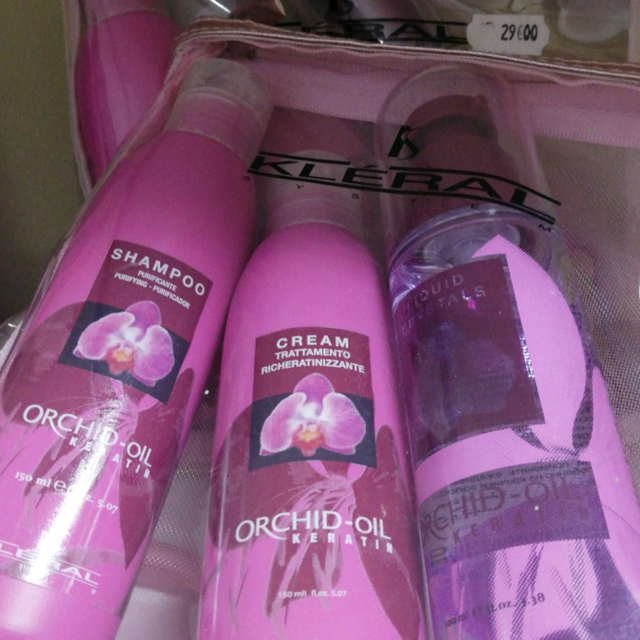 pochette cadeau 3 produits huile d'orchidée 