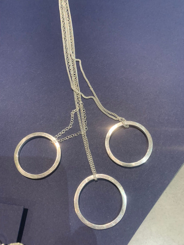 Chunky Hoop Pendant - smooth