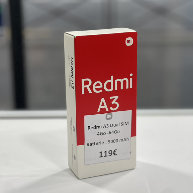 📢 Xiaomi Redmi A3 128GB – Design Élégant, Autonomie et Fluidité à Petit Prix !