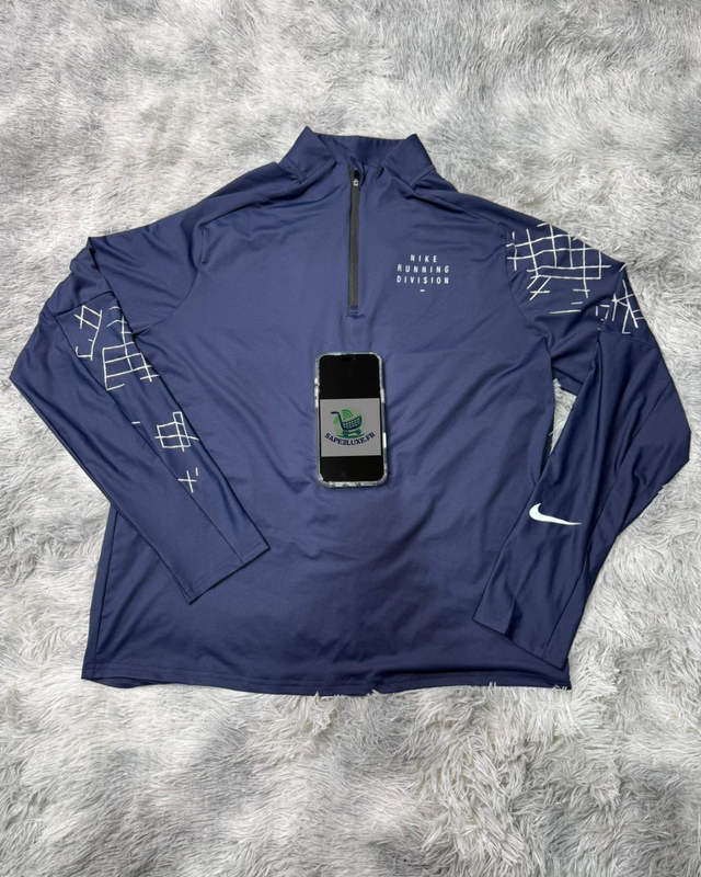 I Demi Zip NIKE Division- Bleu I