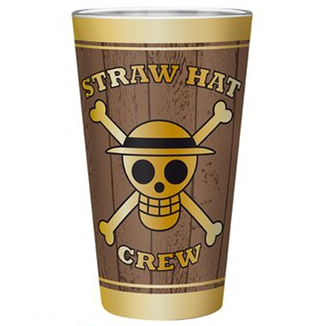 One Piece: Straw Hat Crew 400ml Glass